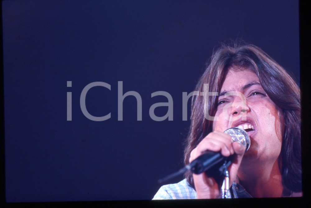 35mm vintage slide* 1990ca Cristiano DE ANDRE' in concerto (1)