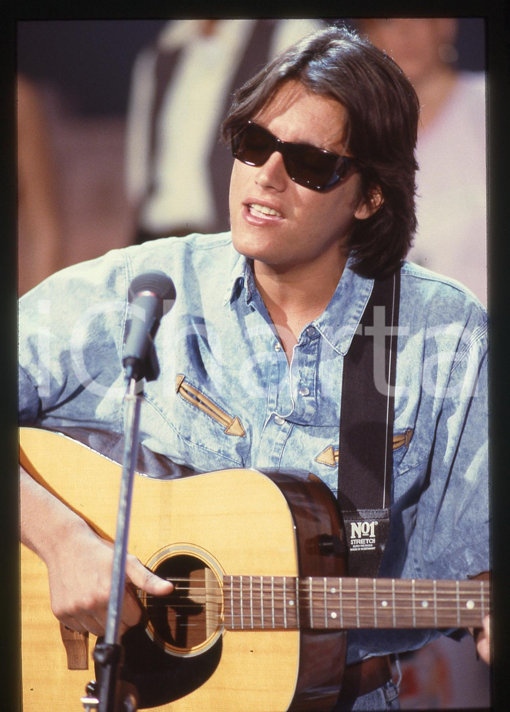 35mm vintage slide* 1990ca Cristiano DE ANDRE' in concerto (12)