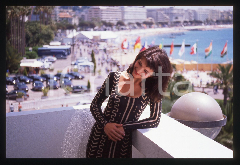 35mm vintage slide* 1989 FESTIVAL DI CANNES ritratto di Juliette BINOCHE (27)