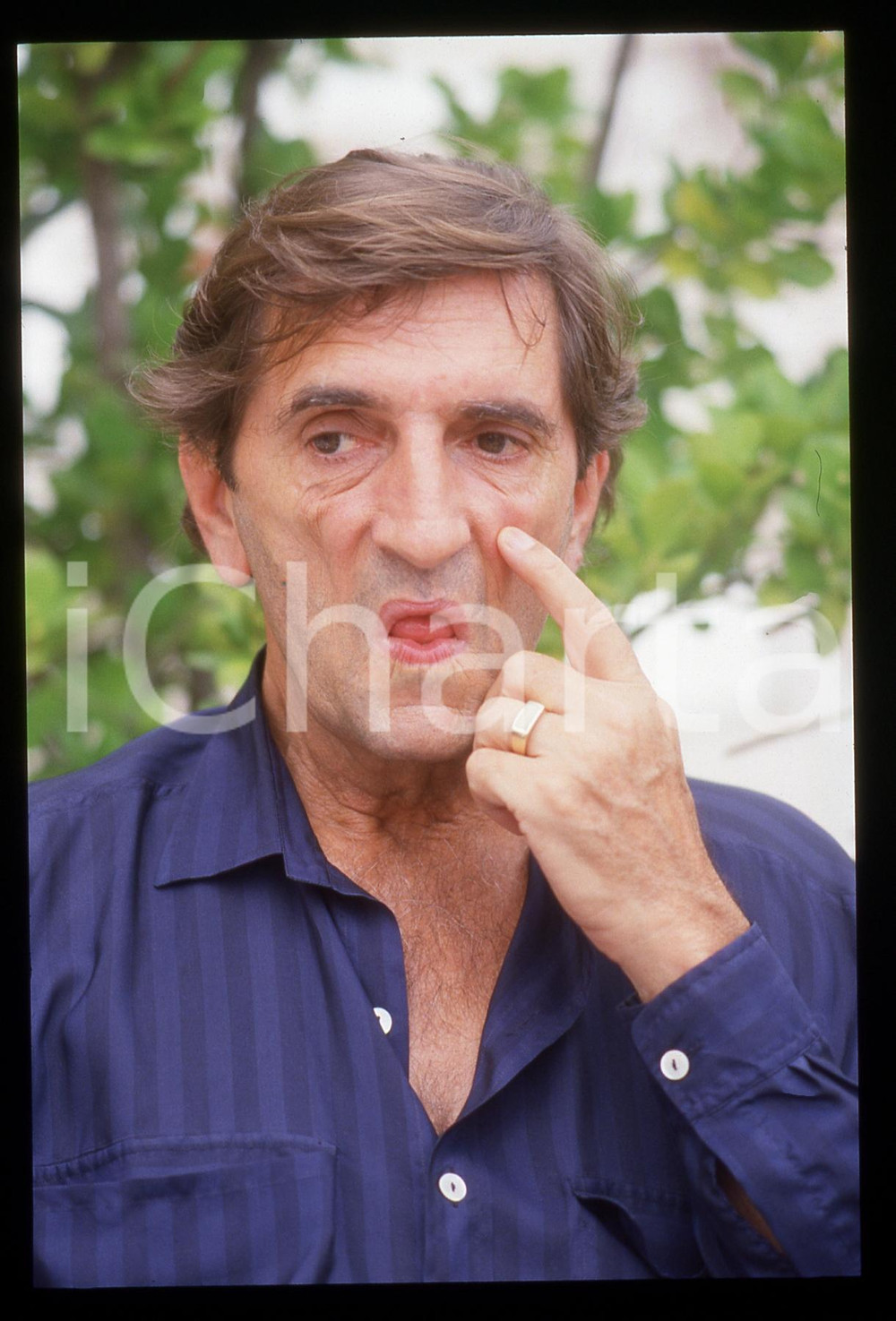 35mm vintage slide* 1990ca Harry Dean STANTON ritratto (3)