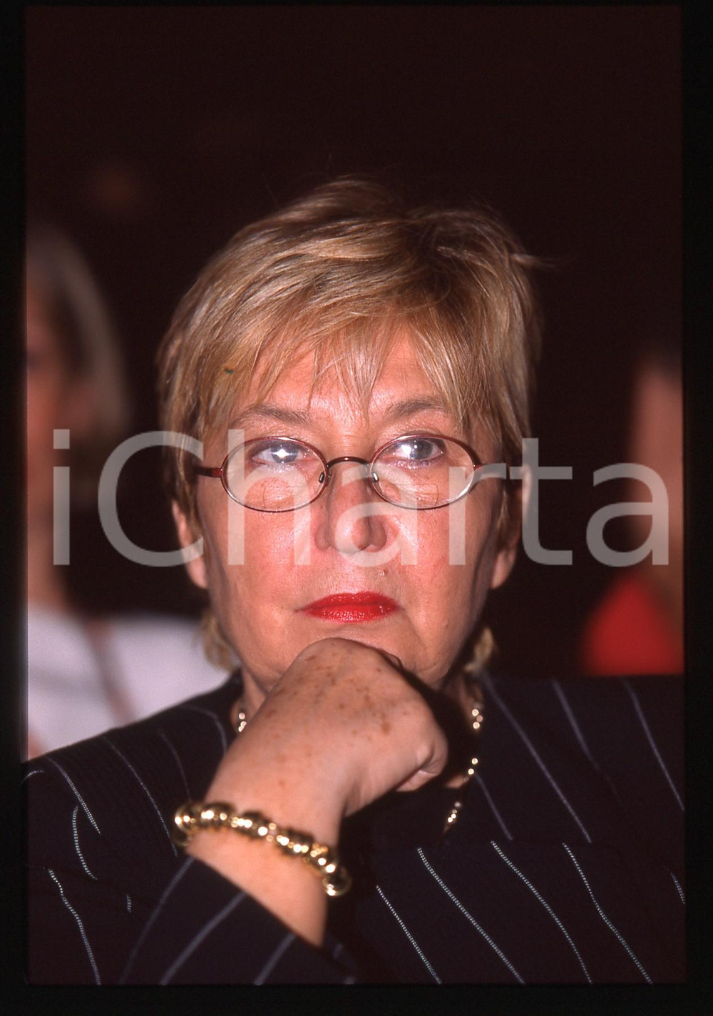 Fotografia d'epoca originale 35mm vintage slide* 1990ca Edvige BERNASCONI ritratto (2) 1
