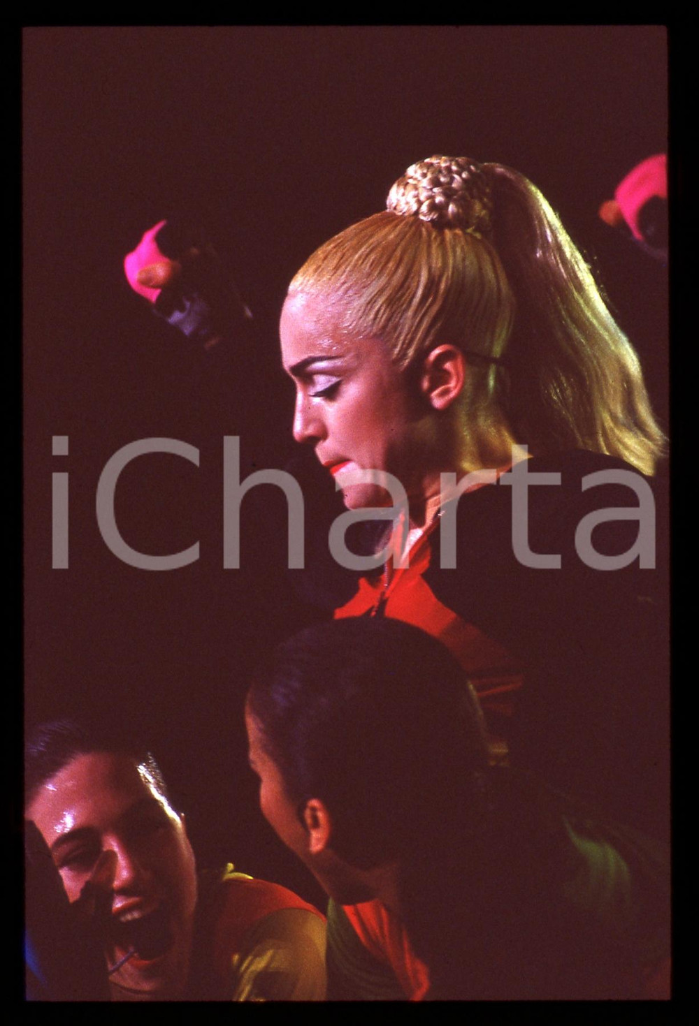 Fotografia d'epoca originale 35mm vintage slide* 1990ca Madonna Veronica CICCONE in concerto (9) 1