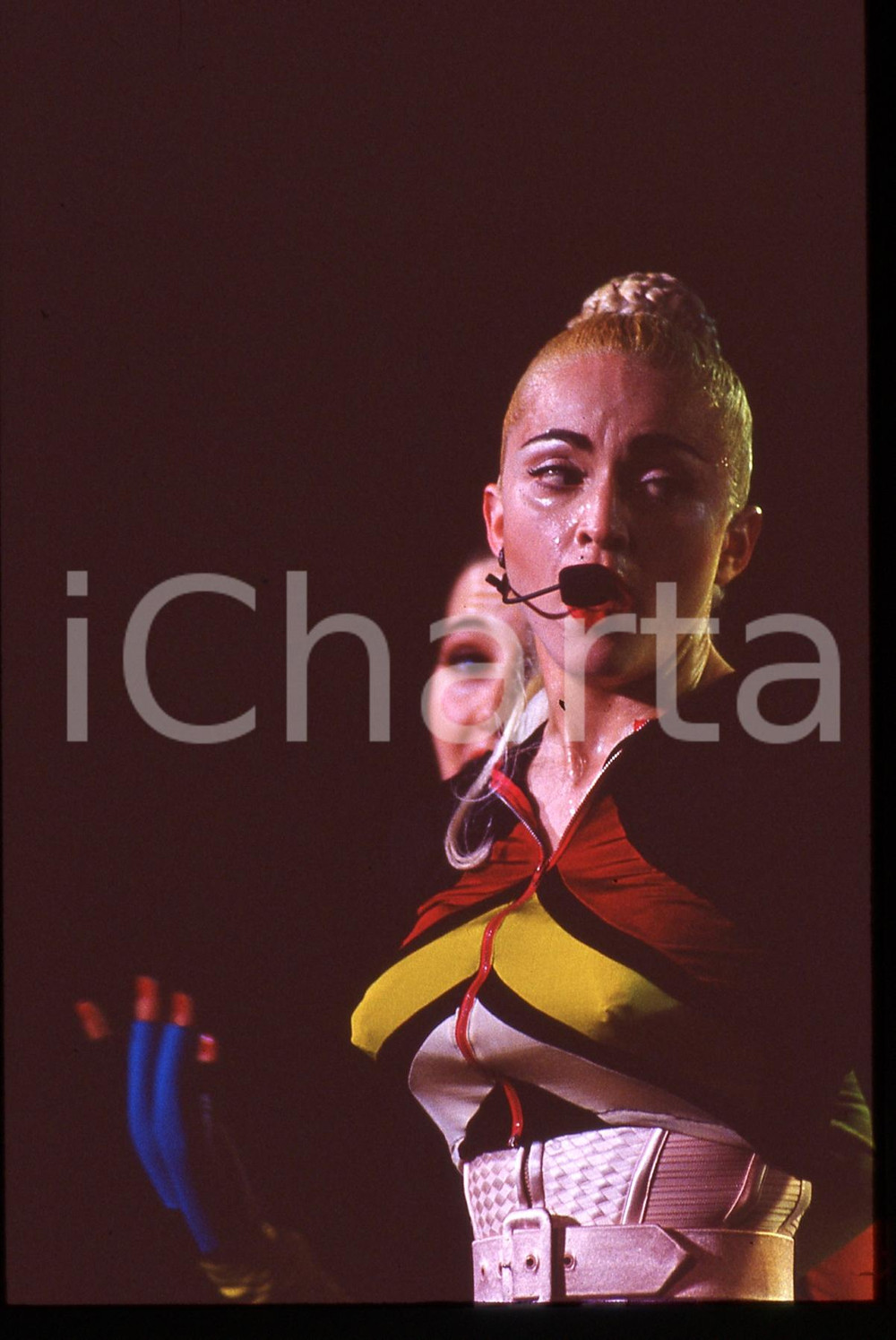 Fotografia d'epoca originale 35mm vintage slide* 1990ca Madonna Veronica CICCONE in concerto (11) 1