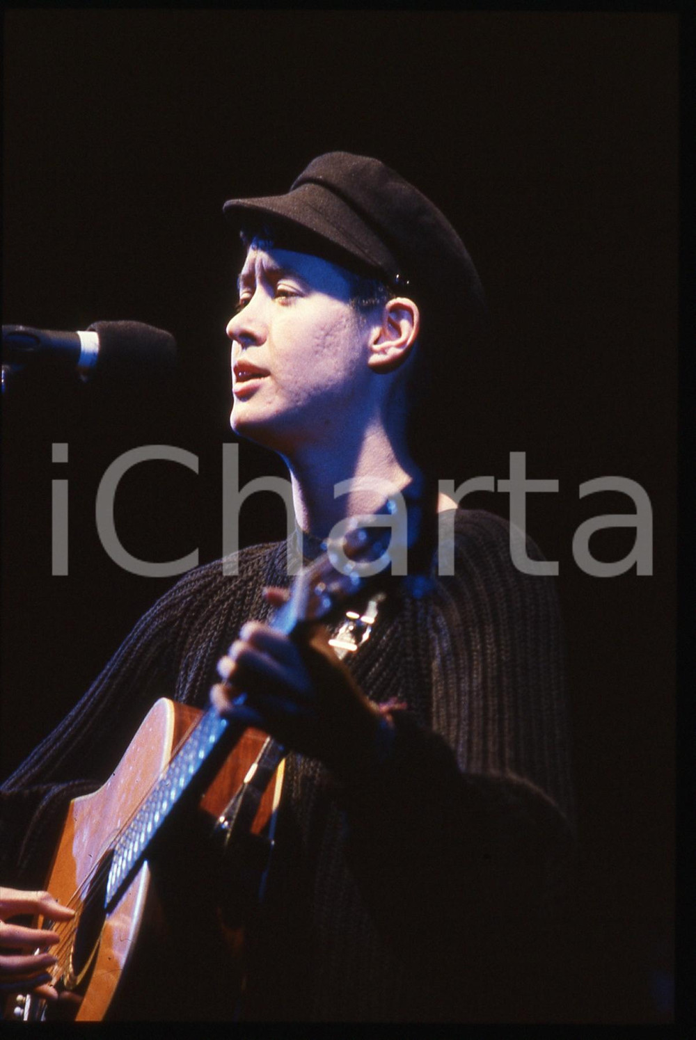 35mm vintage slide* 1988 MILANO - Michelle SHOCKED in concerto (1)