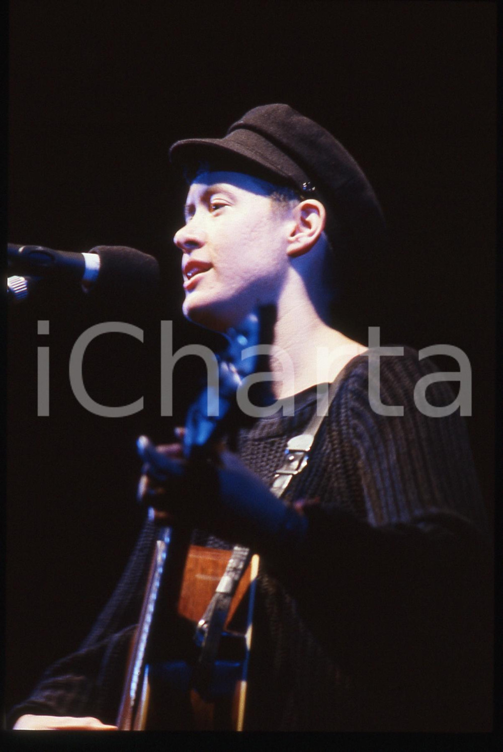 35mm vintage slide* 1988 MILANO - Michelle SHOCKED in concerto (2)