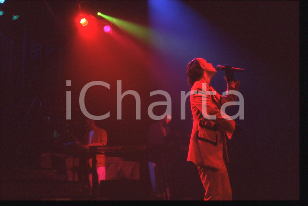 35mm vintage slide* 1990ca Lisa STANSFIELD in concerto (1)