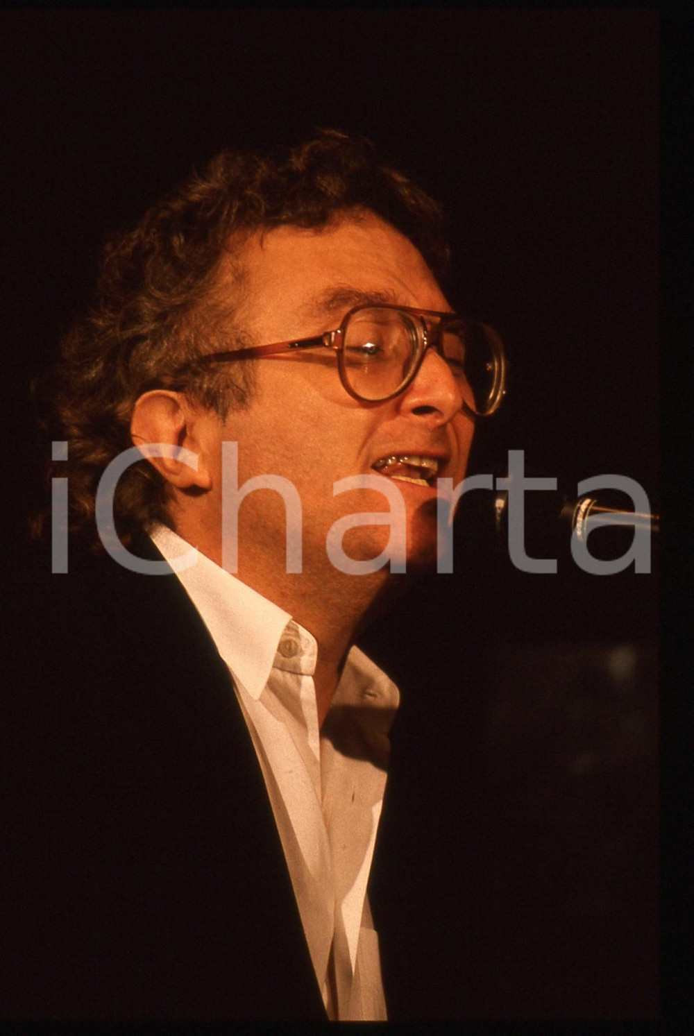 35mm vintage slide* 1989 SANREMO - CLUB TENCO -  Randy NEWMAN ritratto (9)