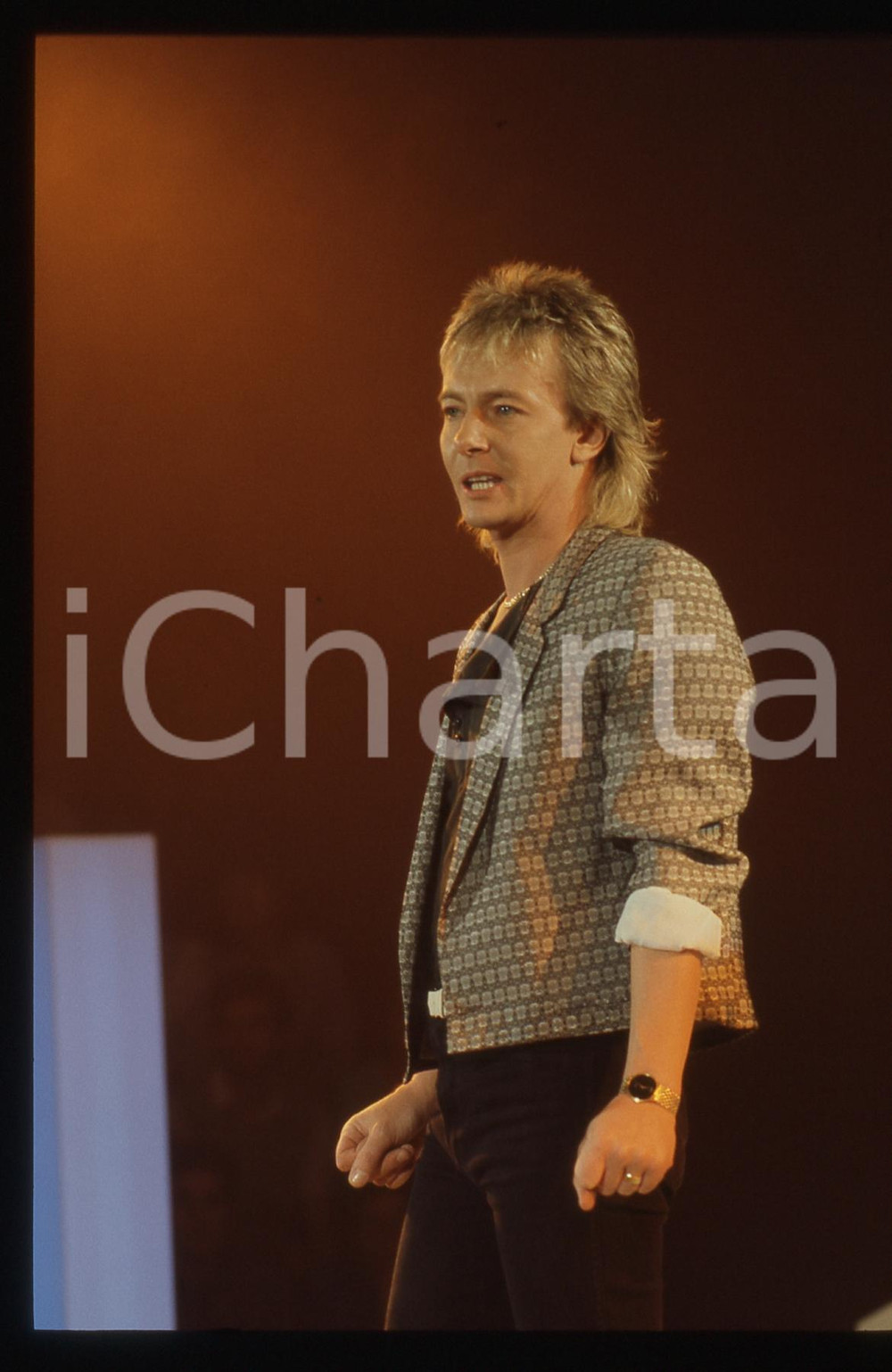 35mm vintage slide* 1985ca Chris NORMAN - in concerto (7)