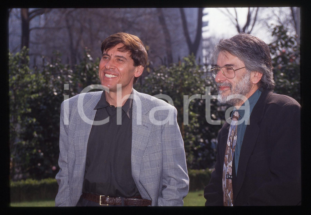 35mm vintage slide* 1985ca Gianni MORANDI - ritratto (1)