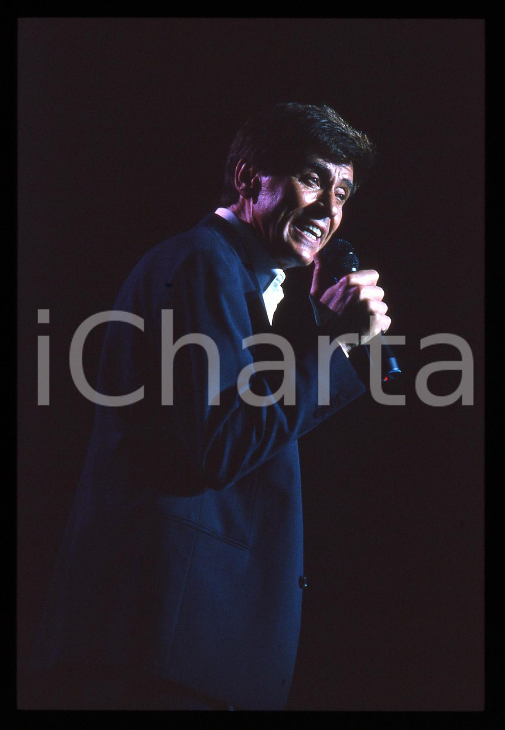 35mm vintage slide* 1995ca Gianni MORANDI in concerto (2)