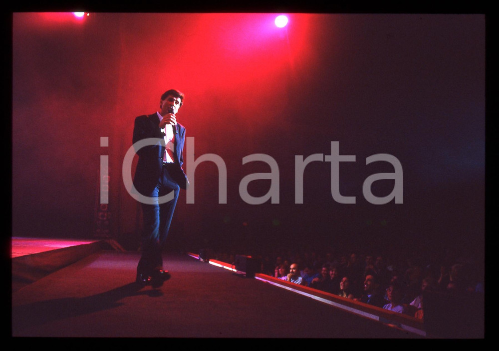 35mm vintage slide* 1995ca Gianni MORANDI in concerto (4)