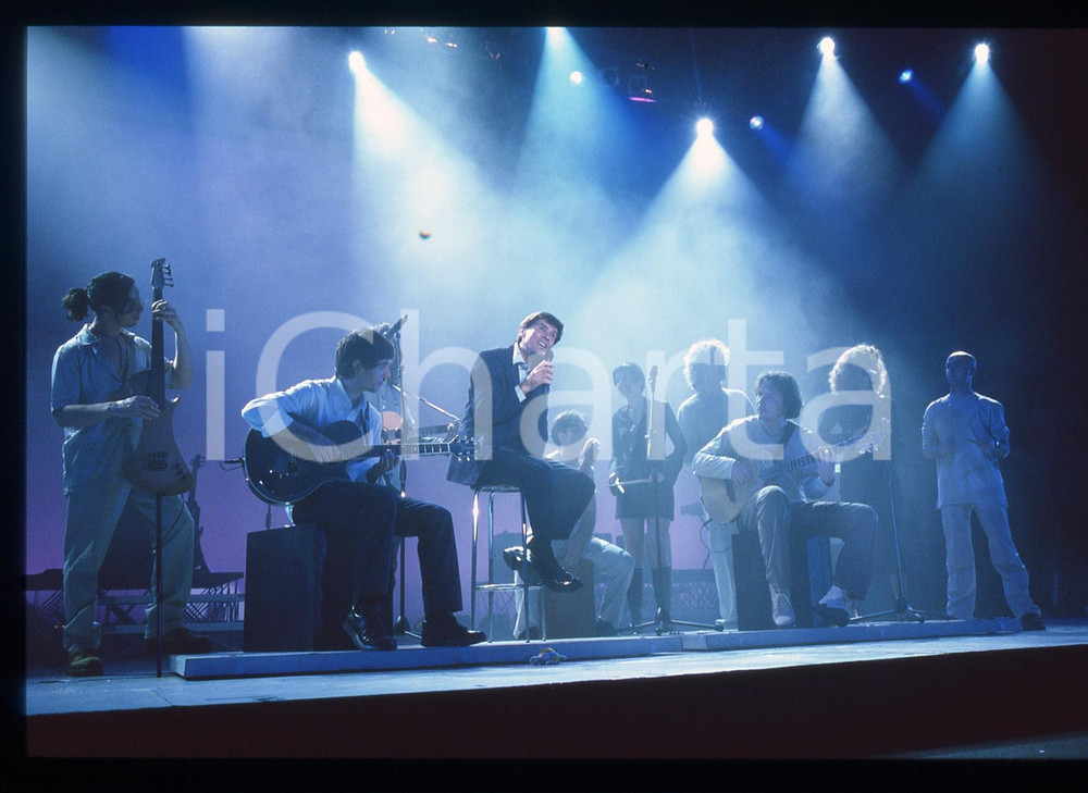 35mm vintage slide* 1995ca Gianni MORANDI in concerto (6)