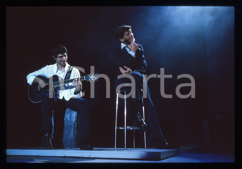 35mm vintage slide* 1995ca Gianni MORANDI in concerto (13)