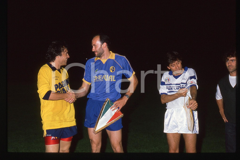 35mm vintage slide* 1988 PARMA Tardini NAZIONALE CANTANTI Gianni MORANDI (2)