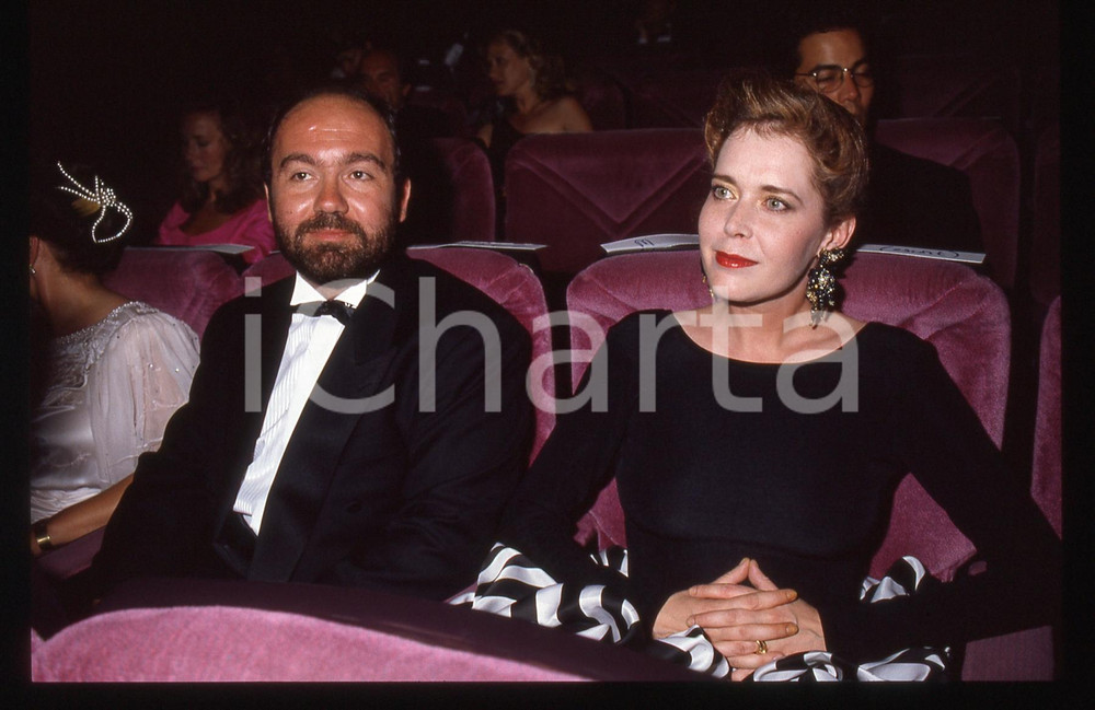35mm vintage slide* 1989 CANNES Sylvia KRISTEL e Philippe BLOT (6)