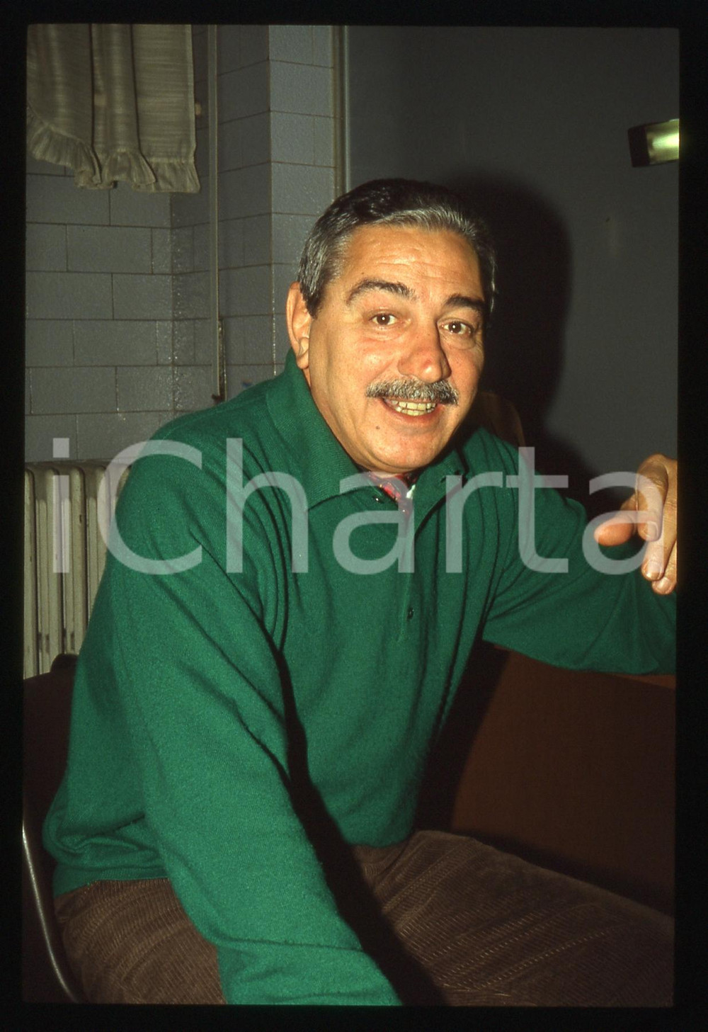 35mm vintage slide* 1990ca Renzo MONTAGNANI ritratto in camerino (6)
