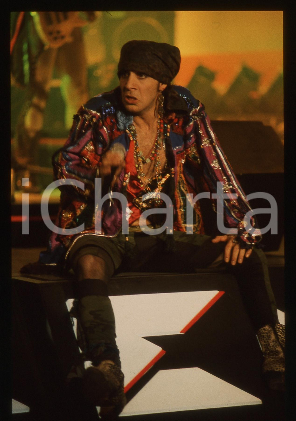 35mm vintage slide* 1987 MILANO PALATRUSSARDI (?) LITTLE STEVEN in concerto (5)