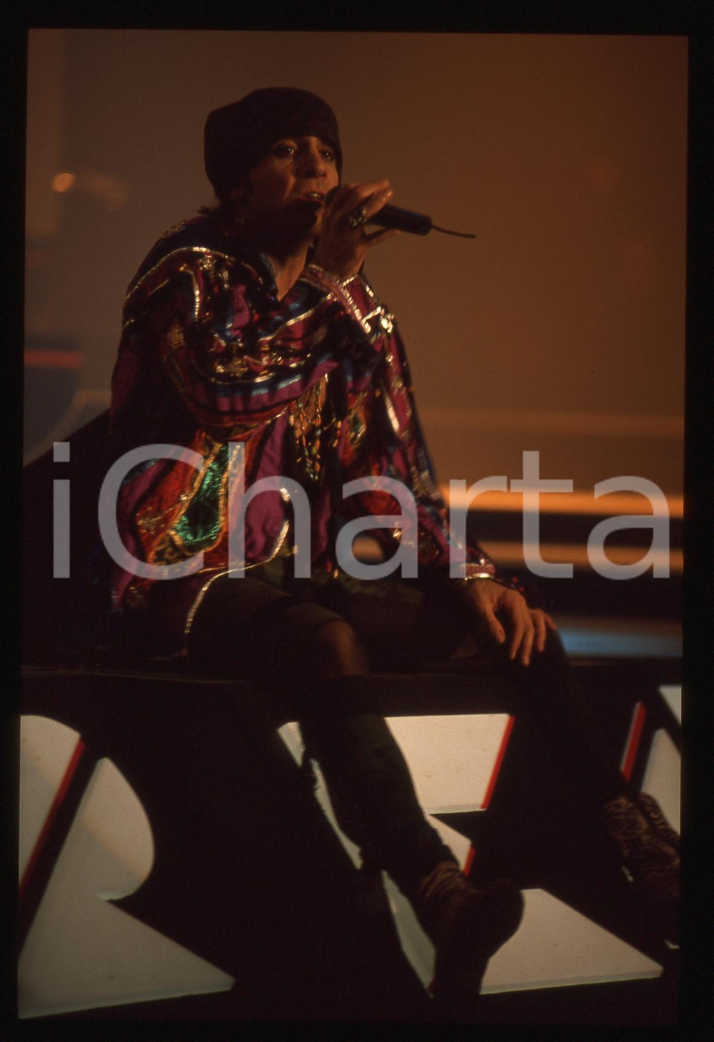 35mm vintage slide* 1987 MILANO PALATRUSSARDI (?) LITTLE STEVEN in concerto (27)