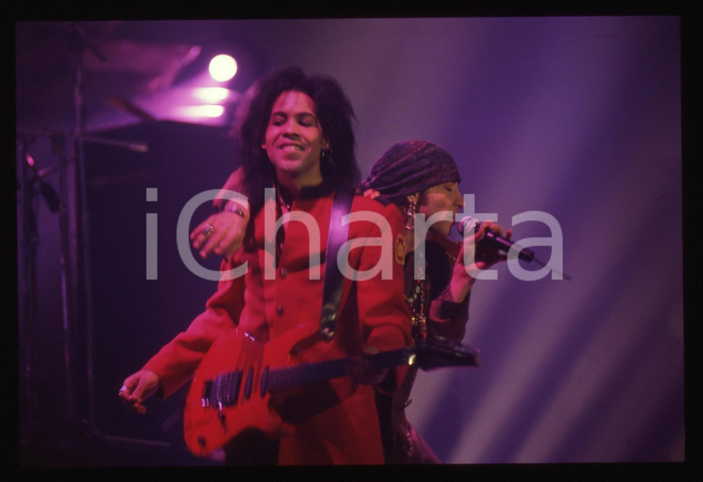 35mm vintage slide* 1987 MILANO PALATRUSSARDI (?) LITTLE STEVEN in concerto (31)
