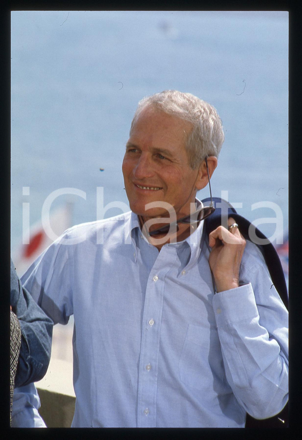 Fotografia d epoca originale 35mm vintage slide 1987 CANNES FESTIVAL DEL CINEMA Paul NEWMAN  ritratto 2 1