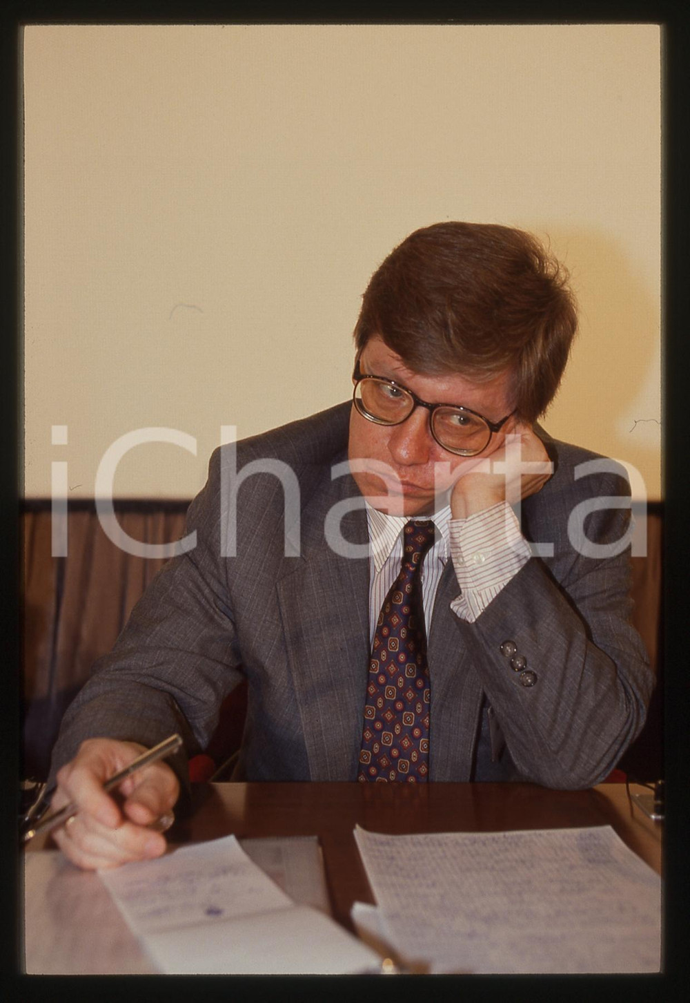 35mm vintage slide* 1992 MILANO CONVEGNO IMPRESA EUROPEA Leonid GRIGORJEV (1)