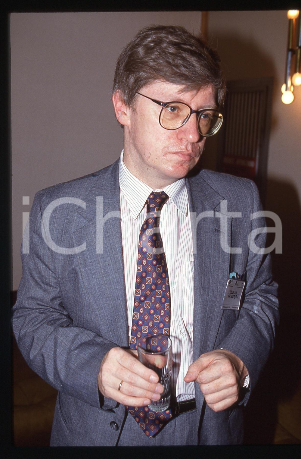 35mm vintage slide* 1992 MILANO CONVEGNO IMPRESA EUROPEA Leonid GRIGORJEV (6)