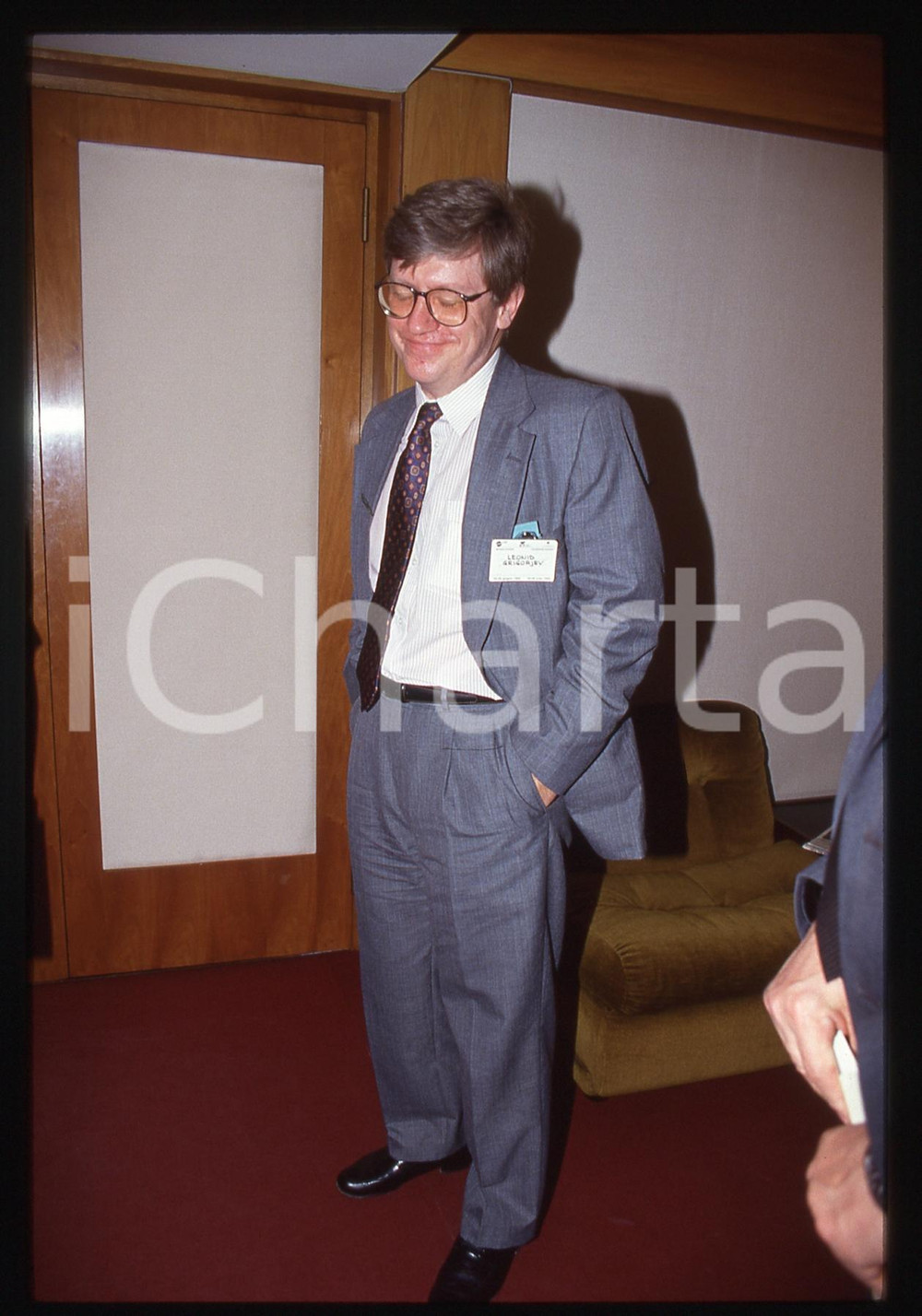 35mm vintage slide* 1992 MILANO CONVEGNO IMPRESA EUROPEA Leonid GRIGORJEV (7)