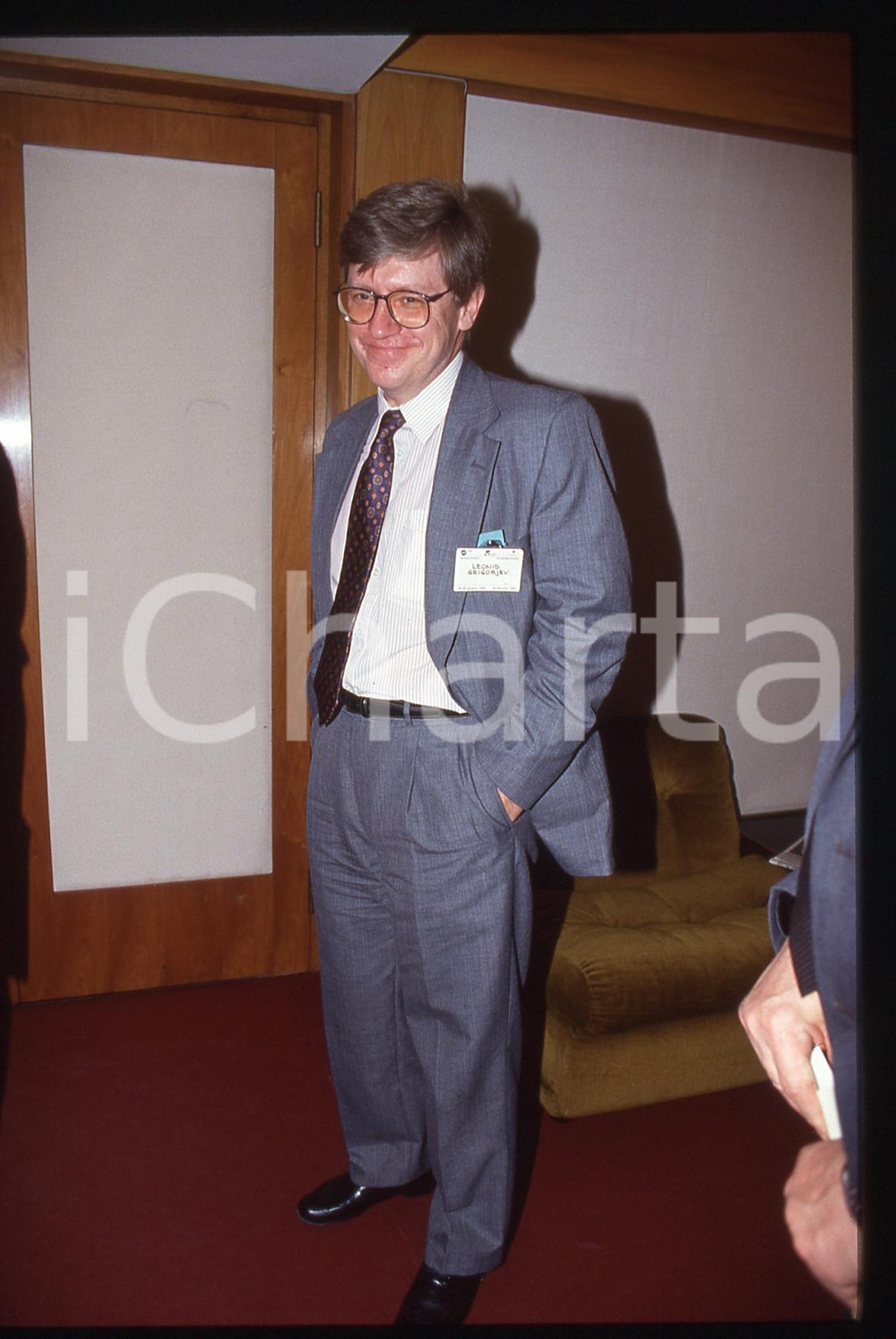 35mm vintage slide* 1992 MILANO CONVEGNO IMPRESA EUROPEA Leonid GRIGORJEV (9)