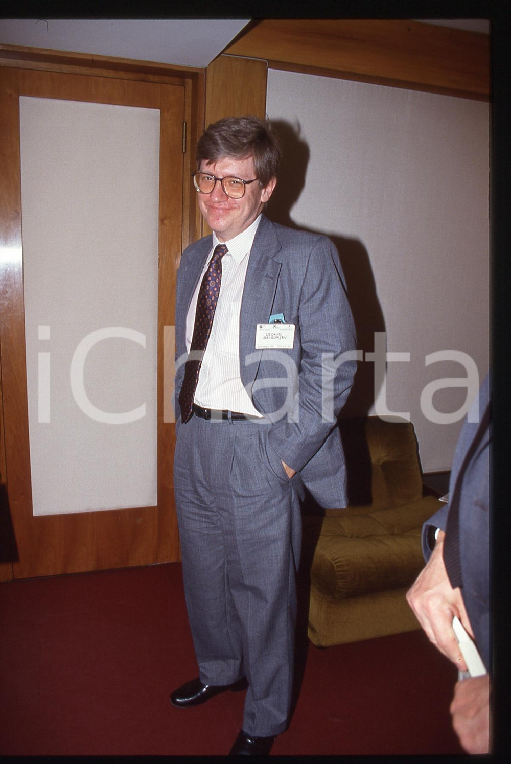 35mm vintage slide* 1992 MILANO CONVEGNO IMPRESA EUROPEA Leonid GRIGORJEV (11)