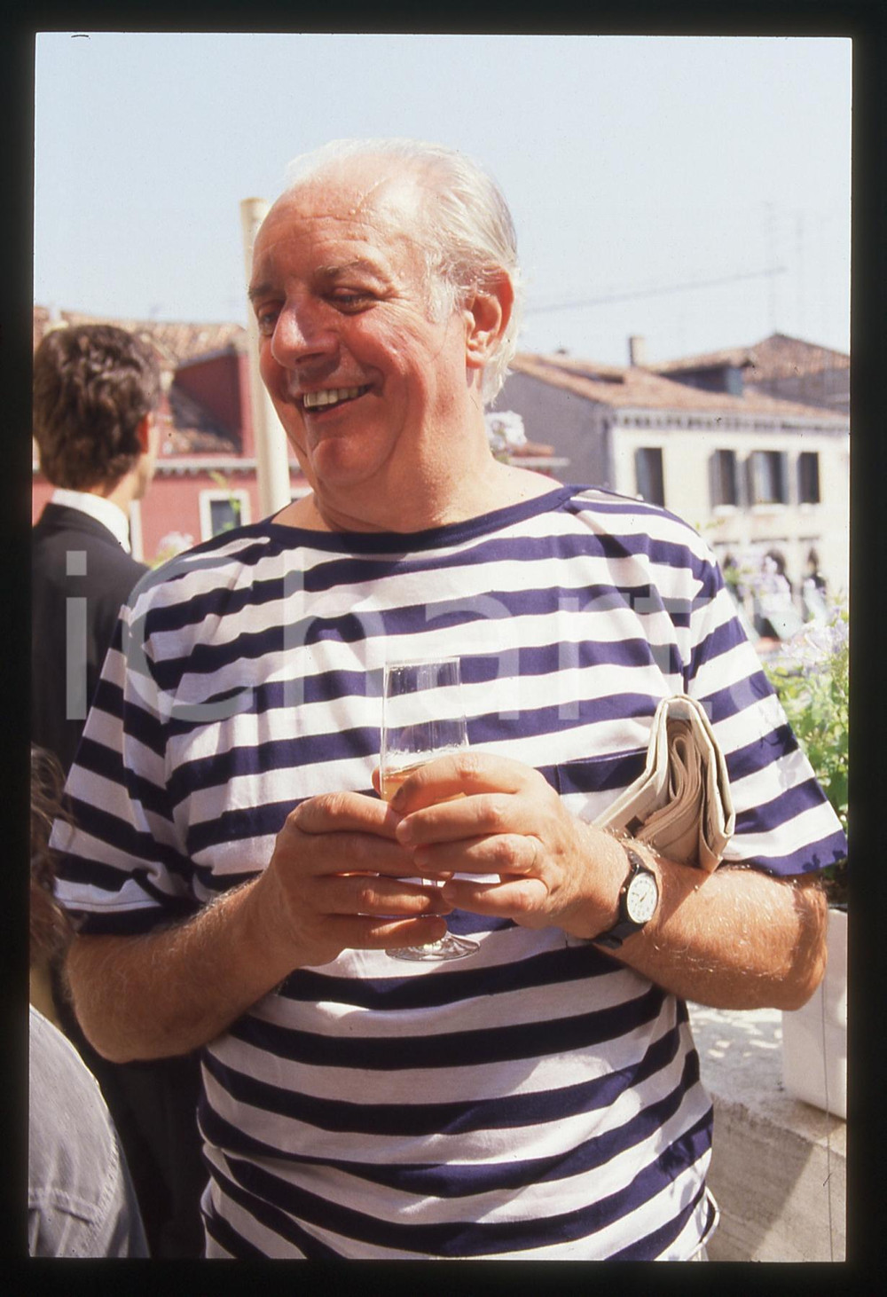 35mm vintage slide* 1988 VENEZIA MOSTRA DEL CINEMA Dario FO ritratto