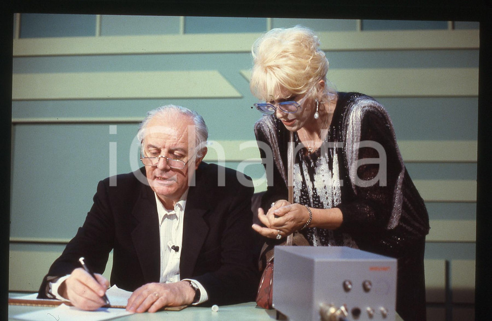 35mm vintage slide* 1990ca Dario FO e Franca RAME in scena