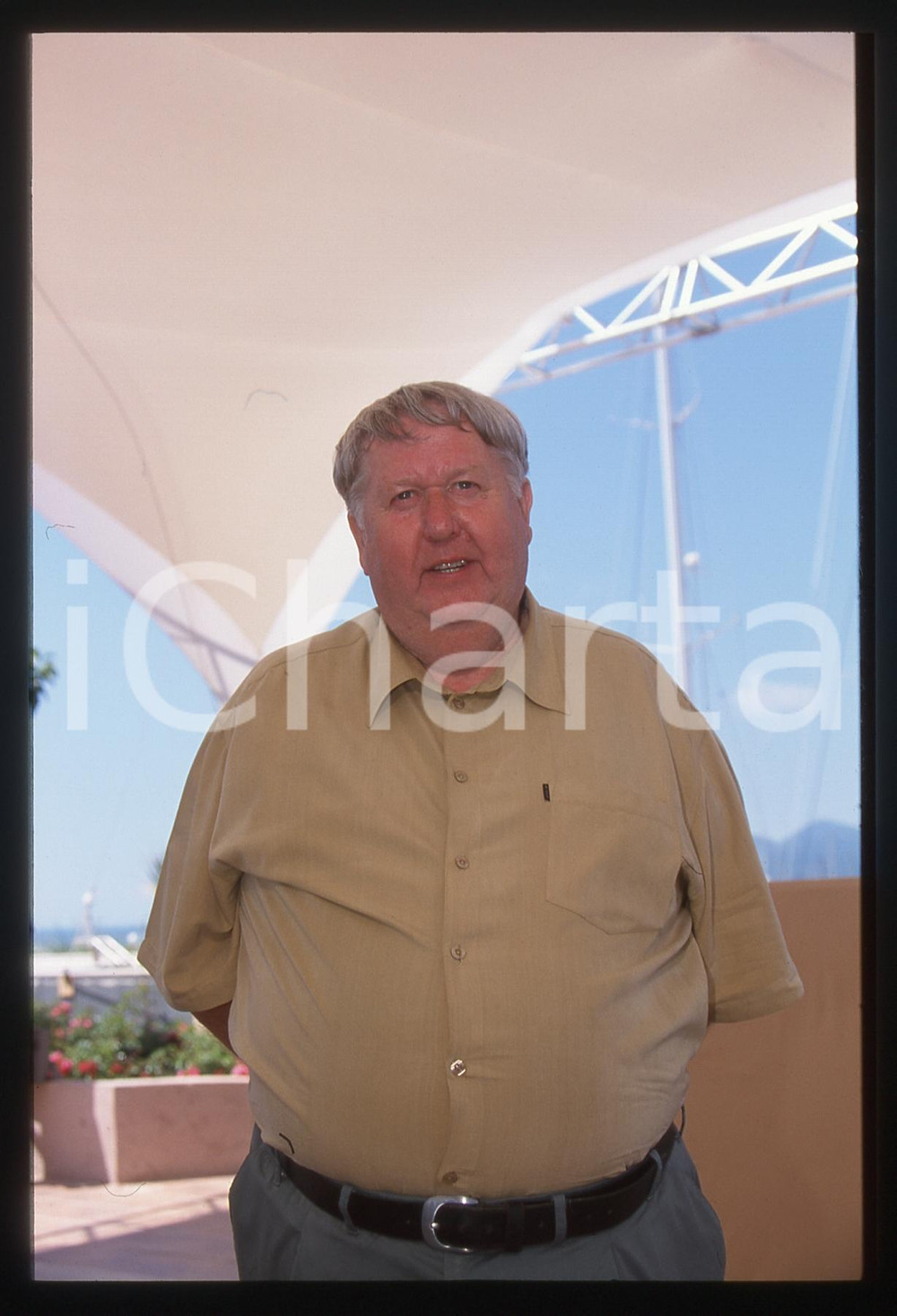 35mm vintage slide* 2000 CANNES FESTIVAL DEL CINEMA - Lars NORDH ritratto (1)