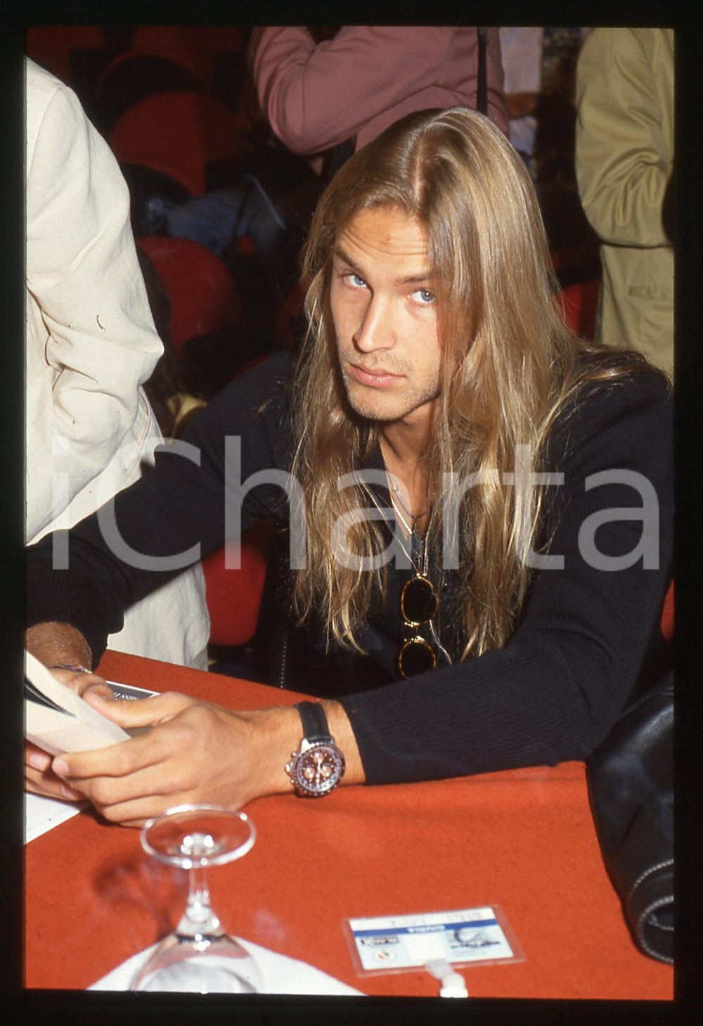 35mm vintage slide* 1993 SALSOMAGGIORE TERME MISS ITALIA David BOALS (3)