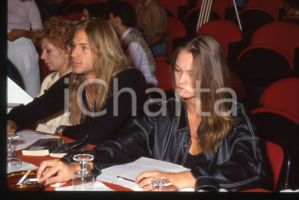 35mm vintage slide* 1993 SALSOMAGGIORE TERME MISS ITALIA David BOALS Anna FALCHI