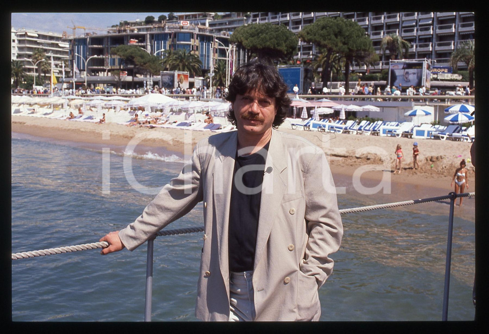 35mm vintage slide* 1991 CANNES FESTIVAL DEL CINEMA Tevfik BASER Ritratto (3)