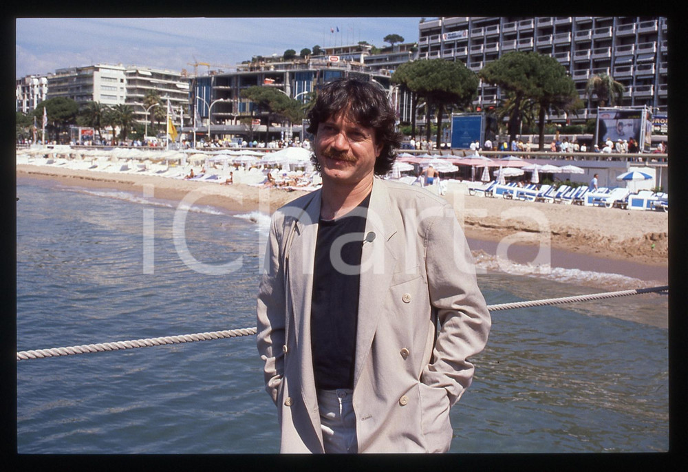 35mm vintage slide* 1991 CANNES FESTIVAL DEL CINEMA Tevfik BASER Ritratto (6)