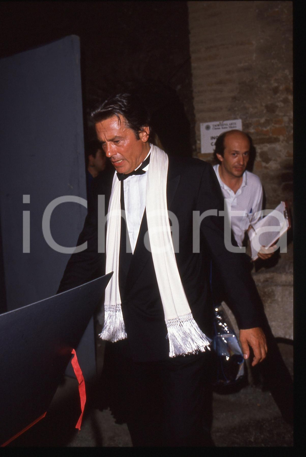 35mm vintage slide* 1989 TAORMINA TEATRO GRECO Alain DELON (3)