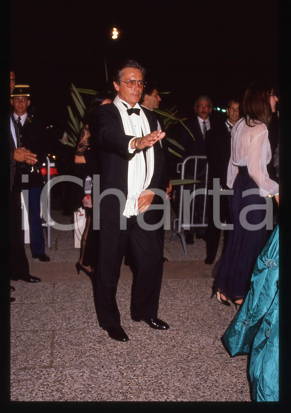 35mm vintage slide* 1992 CANNES FESTIVAL DEL CINEMA Alain DELON 