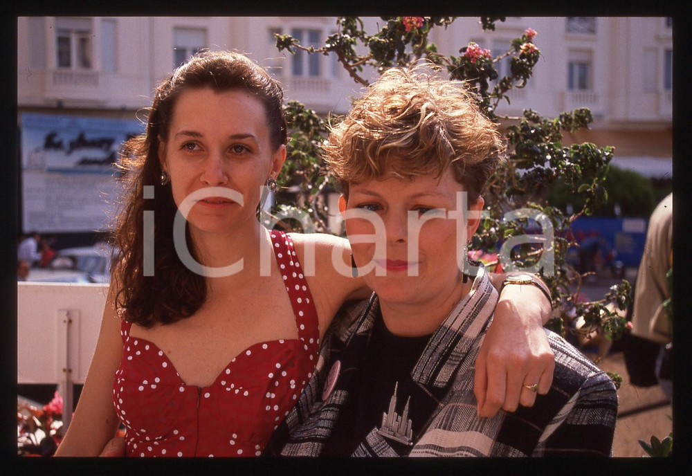 35mm vintage slide* 1989 CANNES Genevieve LEMON con Karen COLSTON (1)