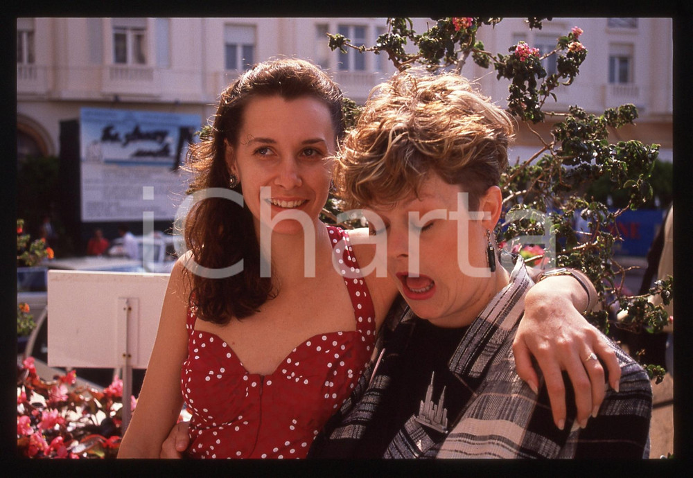 35mm vintage slide* 1989 CANNES Genevieve LEMON con Karen COLSTON (3)