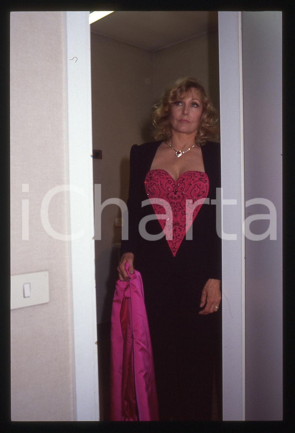 35mm vintage slide* 1991 MILANO Teatro Manzoni Kim NOVAK ritratto (13)
