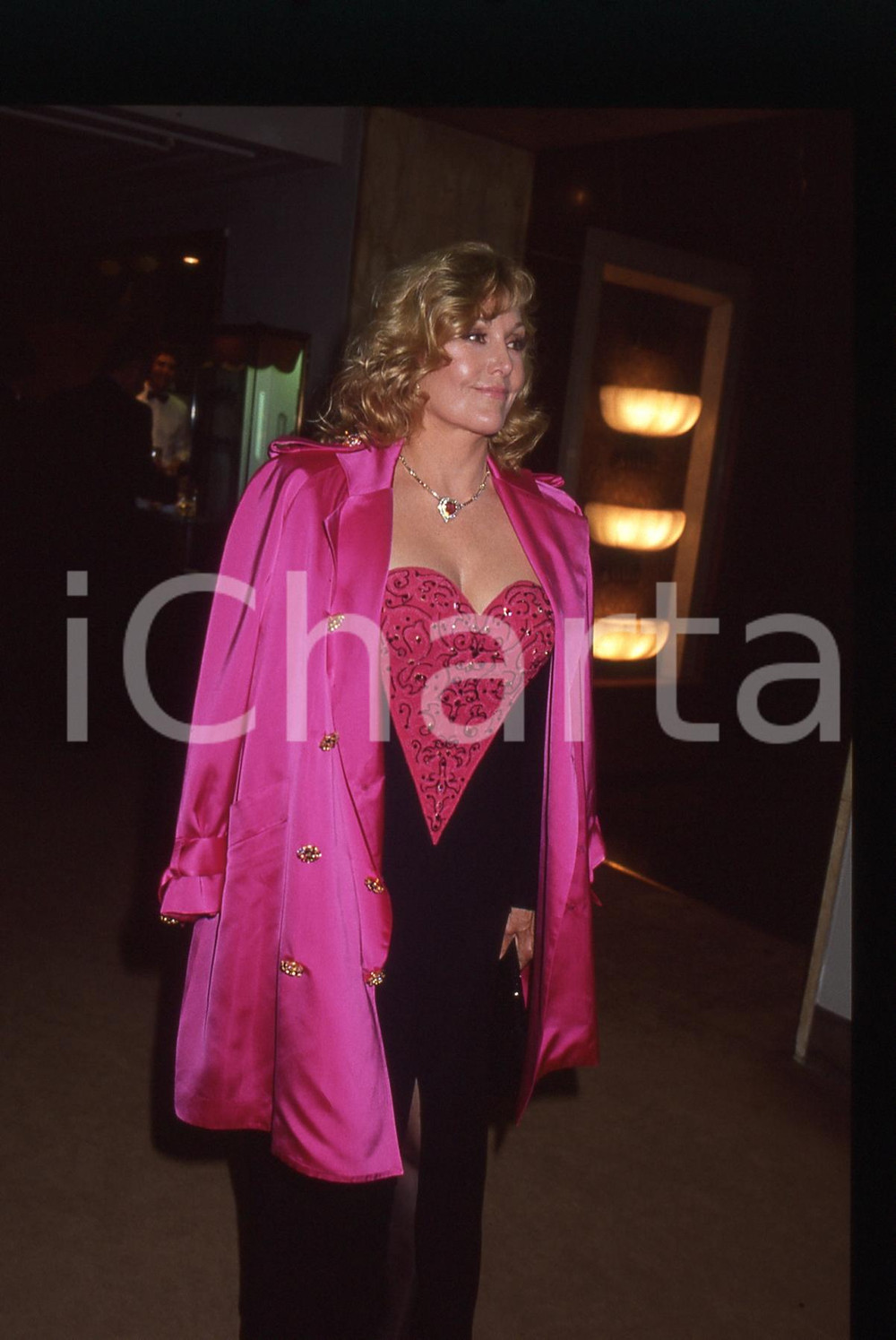 35mm vintage slide* 1991 MILANO TEATRO MANZONI  Kim NOVAK Ritratto (2)