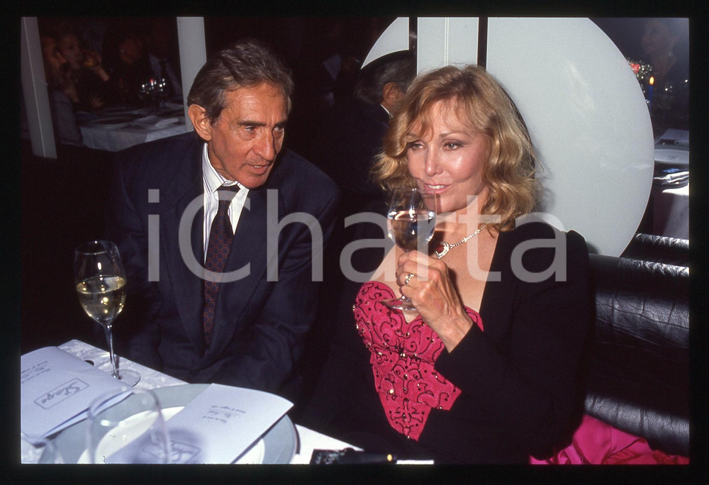 35mm vintage slide* 1991 MILANO Kim NOVAK con Walter CHIARI (9)