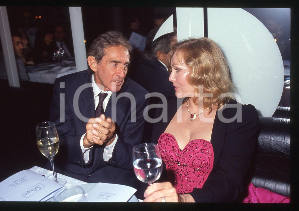 35mm vintage slide* 1991 MILANO Kim NOVAK con Walter CHIARI (11)