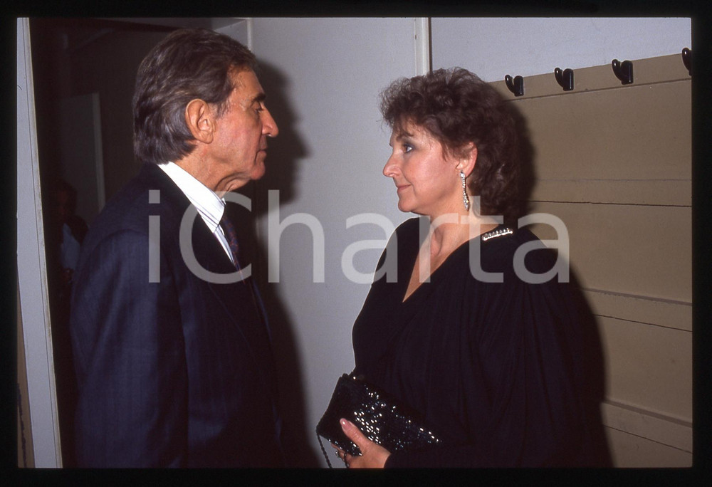 35mm vintage slide* 1991 MILANO Walter CHIARI con Arlene NOVAK (2)