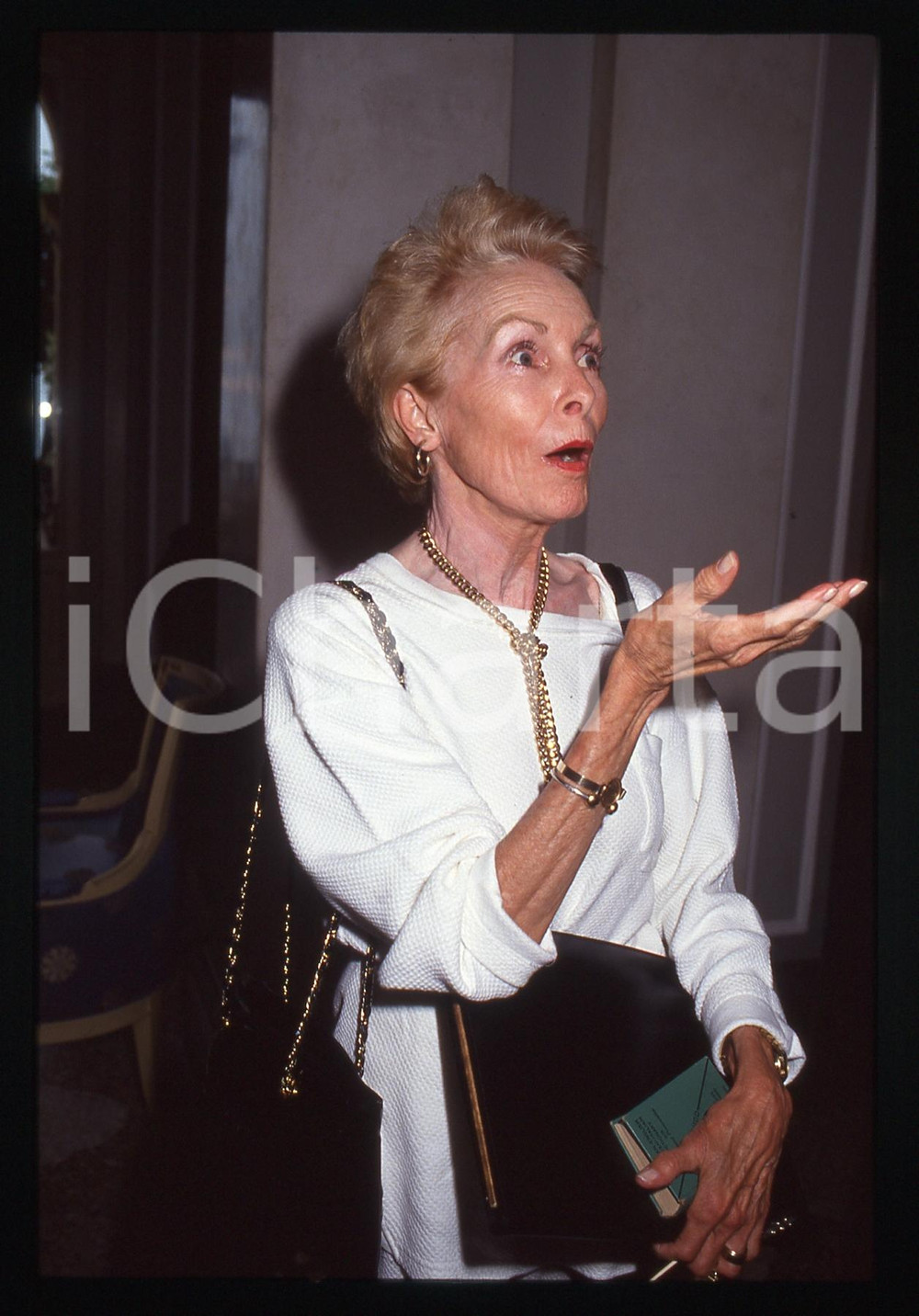 35mm vintage slide* 1992 CERNOBBIO VILLA D'ESTE Janet LEIGH - Ritratto (11)