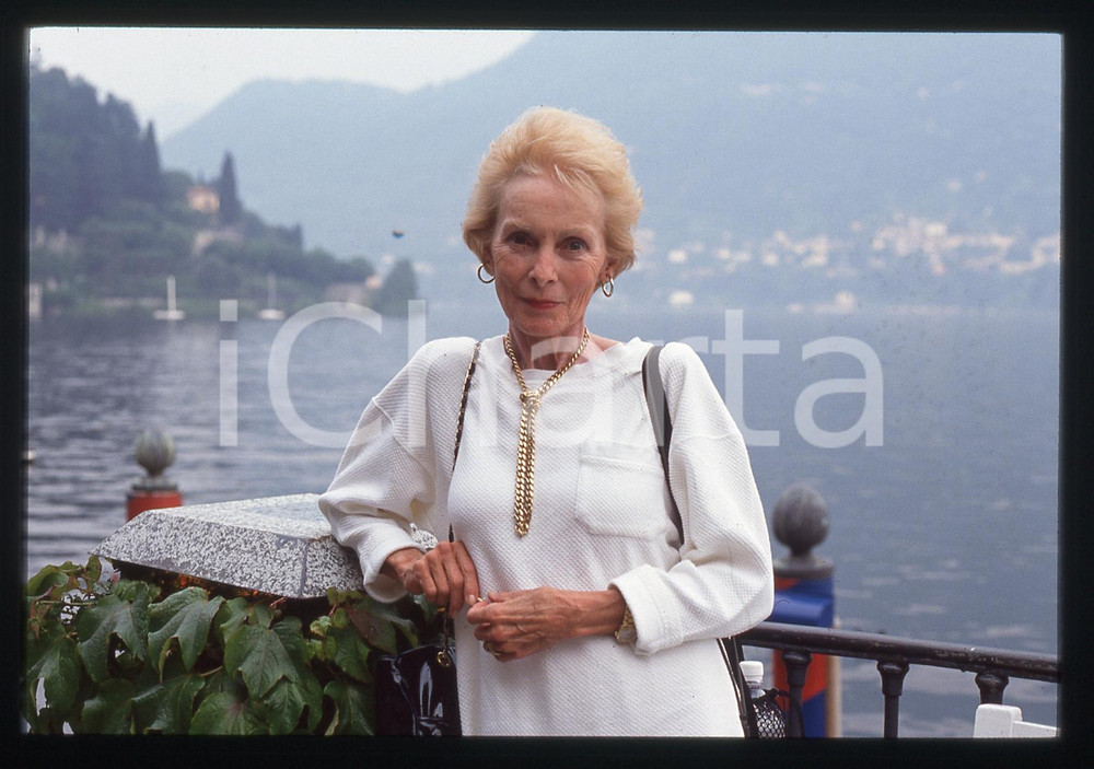 35mm vintage slide* 1992 CERNOBBIO VILLA D'ESTE Janet LEIGH - Ritratto (13)