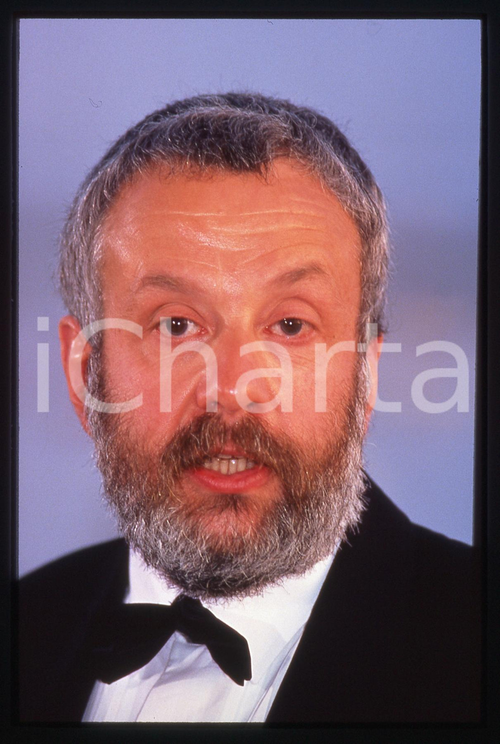 Fotografia d epoca originale 35mm vintage slide 1996 CANNES FESTIVAL DEL CINEMA Mike LEIGH Ritratto 7 1