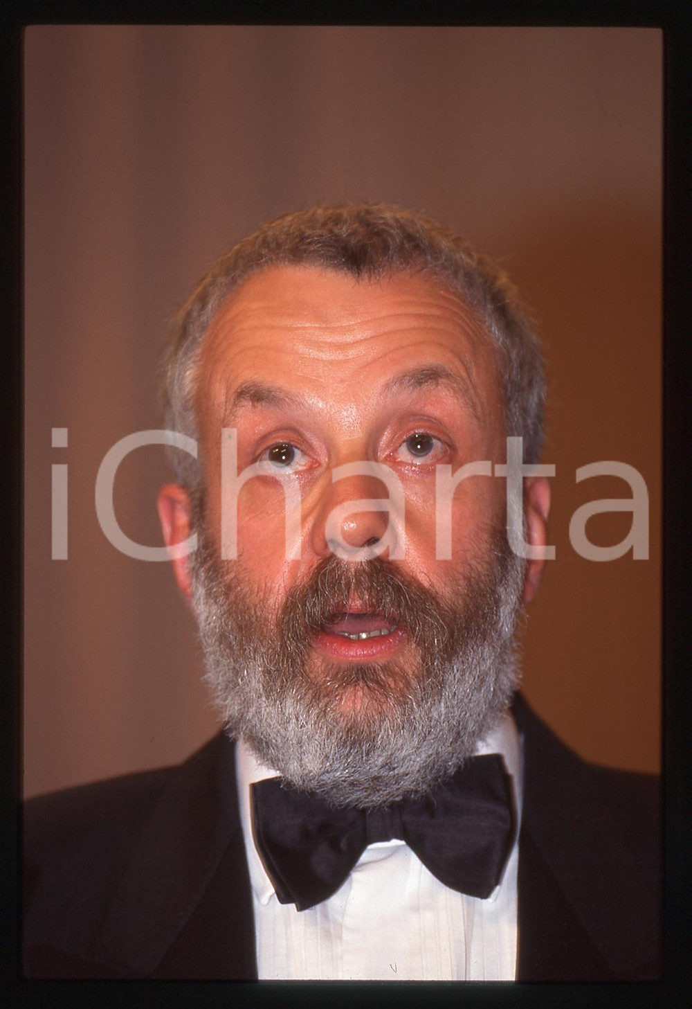 Fotografia d epoca originale 35mm vintage slide 1996 CANNES FESTIVAL DEL CINEMA Mike LEIGH Ritratto 8 1