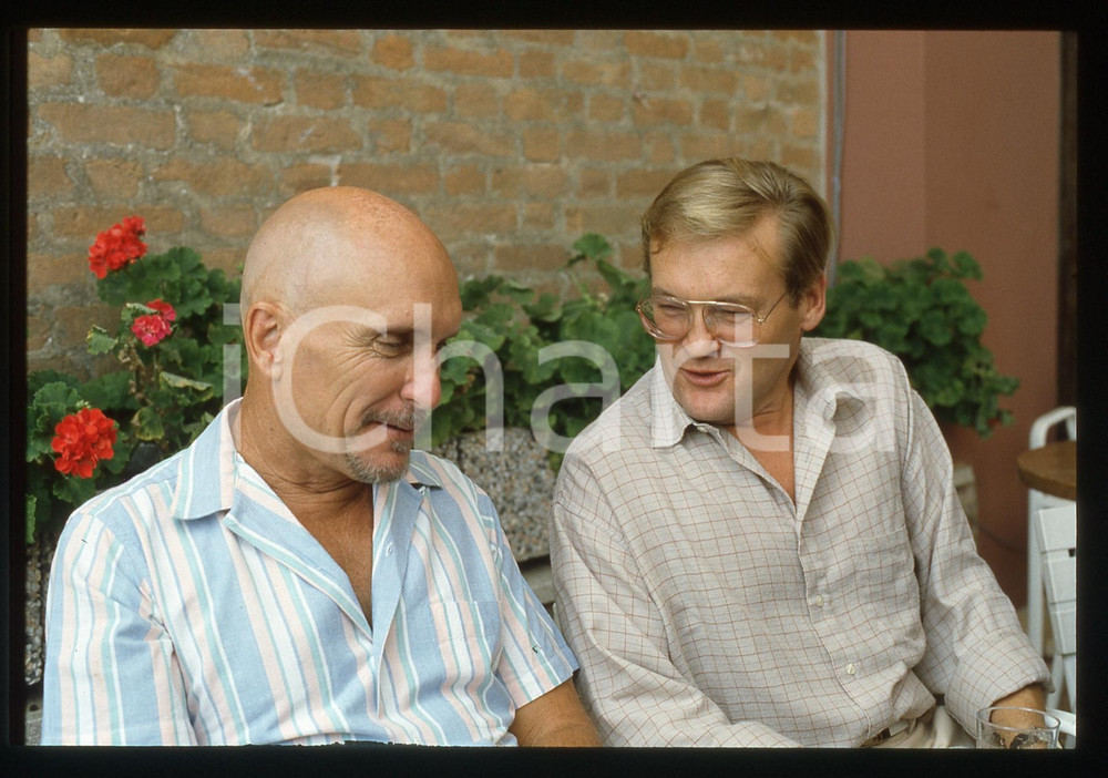 35mm vintage slide* 1985 VENEZIA Jerzy SKOLIMOWSKI con Robert DUVALL (4)